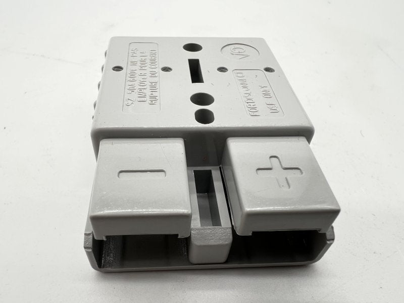 Steckverbinder Zwitter 50 A grau (für Kabel 16 mm²)