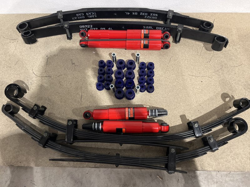 Kit Fahrwerk medium +5cm für Suzuki Santana 410 413 Samurai - Essence châssis court 85->98 — DTC Parts