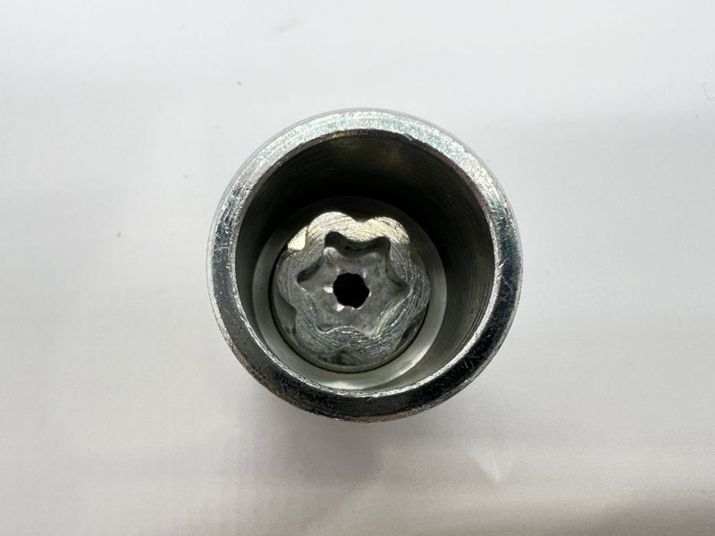 Radmuttern abschließbar verchromt 14×150, Konus 60° (5er-Set)