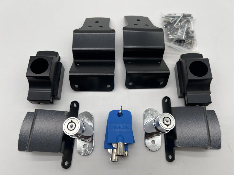 Set 2 verrous anti effraction portes vorn Mercedes Sprinter - 4 Clefs - Anodisage noir — DTC Parts