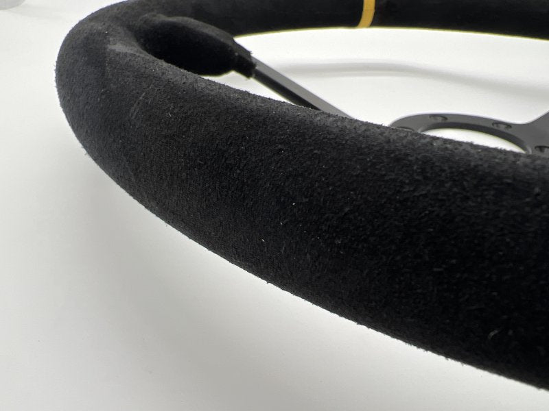 Racing-Lenkrad Wildleder schwarz Ø 380 mm