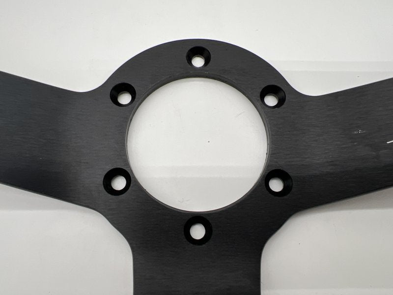 Racing-Lenkrad Wildleder schwarz Ø 380 mm