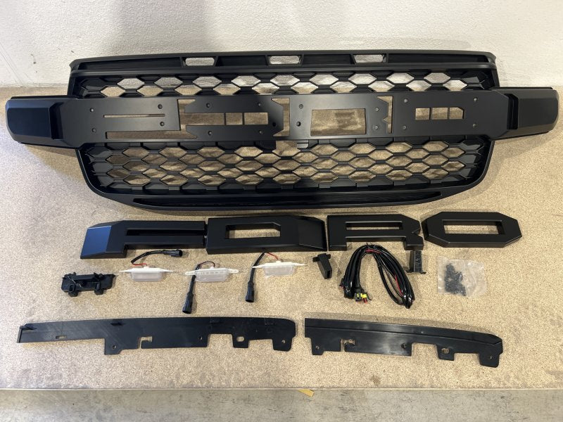 Calandre complète noire Raptor Ford Ranger T9 — DTC Parts