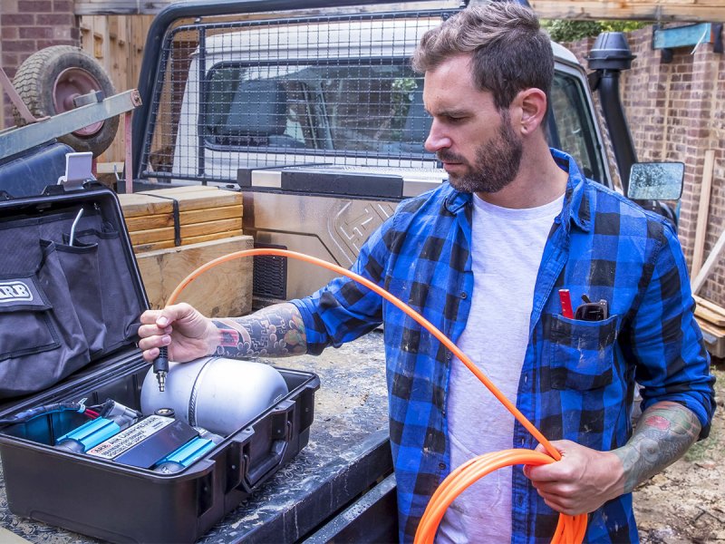 ARB Dual Portable Compressor s 4l hliníkovou vzdušníkem — ARB