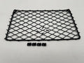 Filet rangement avec cadre Stahl noir 370x200mm - avec cavaliers fixation und vis — DTC Parts
