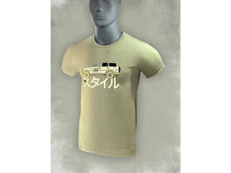 Tshirt homme HDJ80 Dream Team Car kaki Taille 2XL — DTC Parts