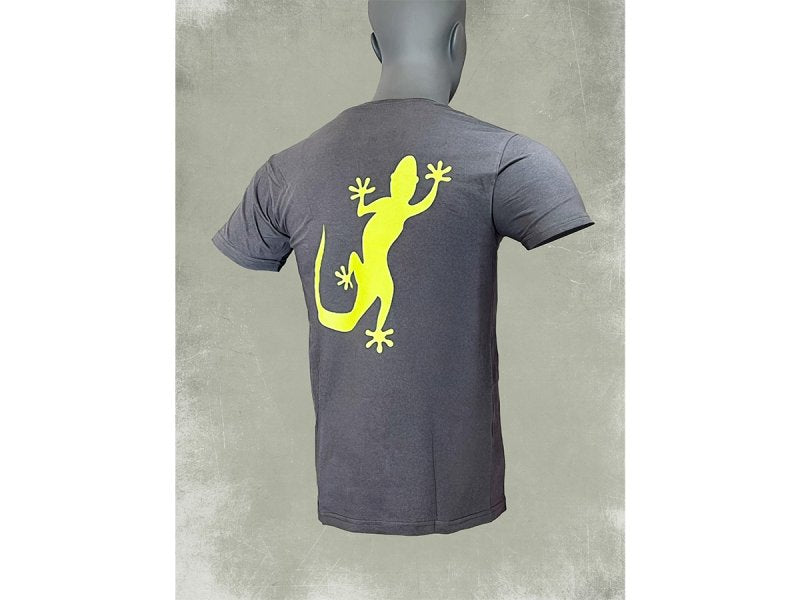 Herren-T-Shirt Salamander (grün/dunkelgrau) – Größe S