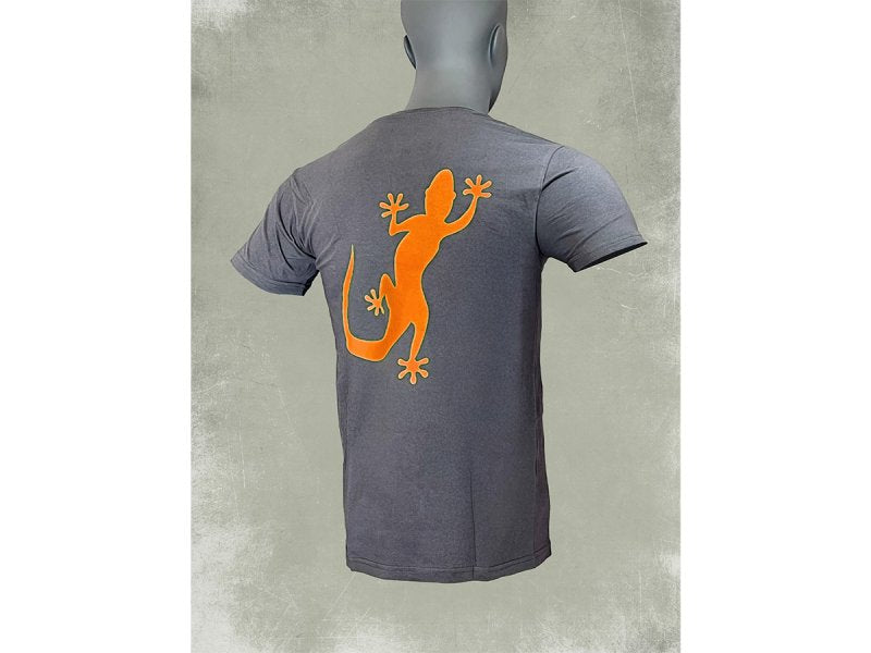 Herren-T-Shirt Salamander (orange/dunkelgrau) – Größe S
