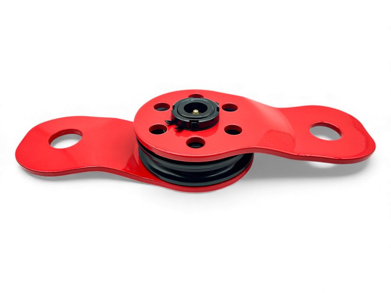 N4-Offroad Umlenkrolle aufklappbar 10 t rot (mit Tasche)