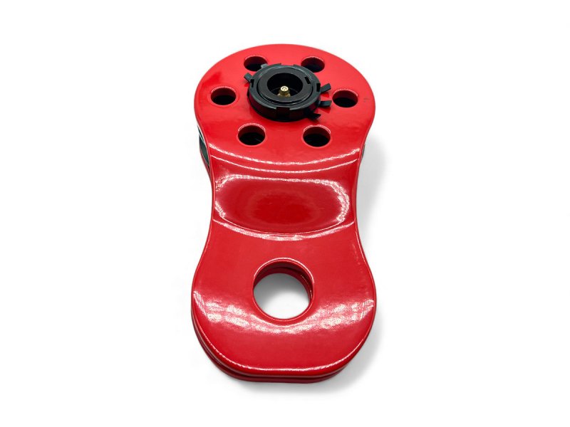 N4-Offroad Umlenkrolle aufklappbar 10 t rot (mit Tasche)