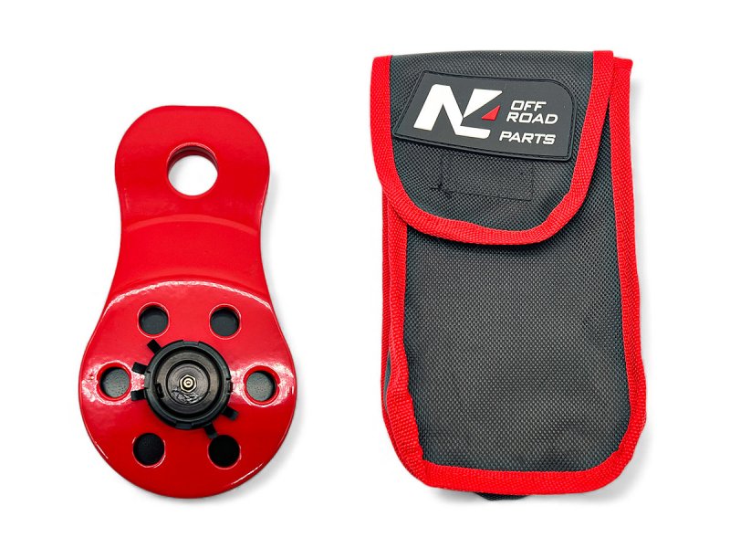 Poulie ouvrante mouflage 10T  avec sacoche — N4-Offroad