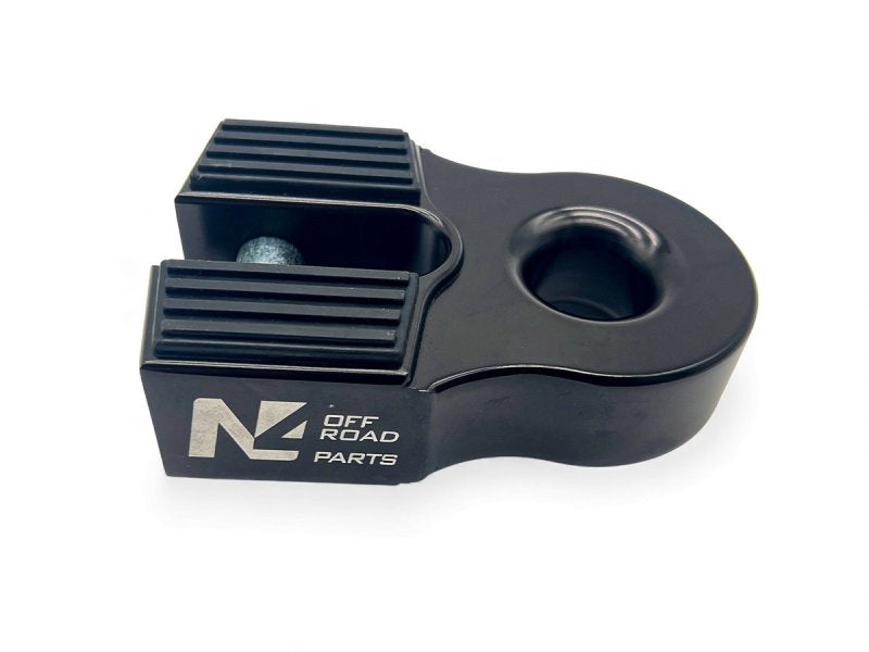 Seilstopper 10T Alu schwarz für Schäkel flexibel — N4-Offroad