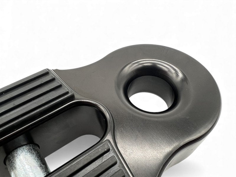 Seilstopper 10T Alu schwarz für Schäkel flexibel — N4-Offroad