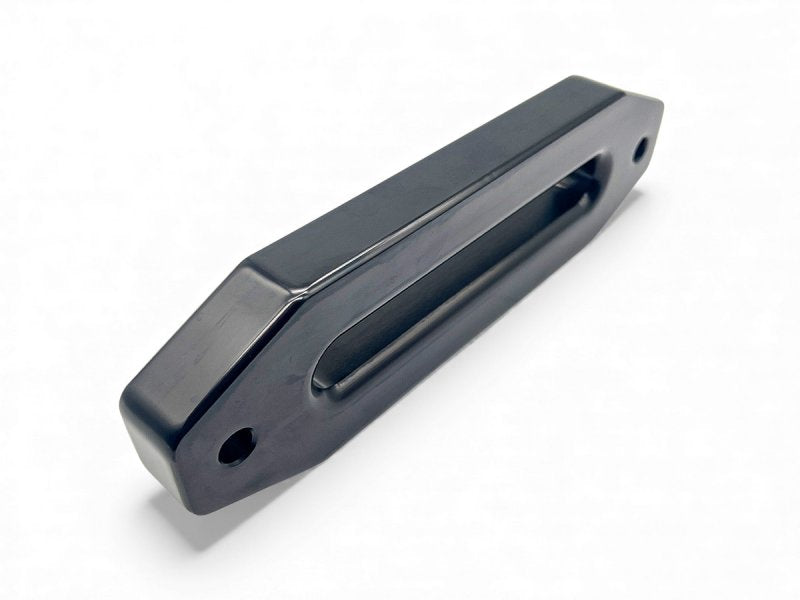 Seilfenster Aluminium schwarz für Seil Seilwinde synthetisch — N4-Offroad
