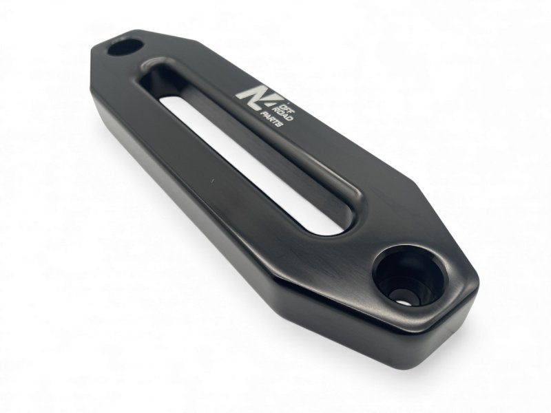 Seilfenster Aluminium schwarz für Seil Seilwinde synthetisch — N4-Offroad