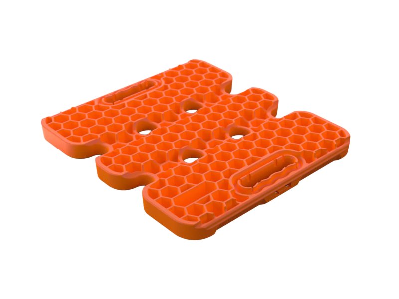 Jaxbase Unterlegplatte für Wagenheber, orange — Maxtrax