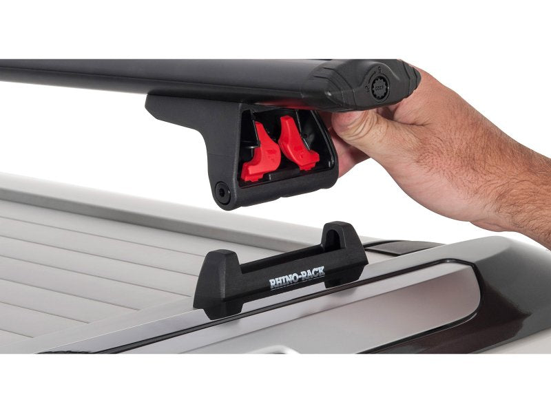 Kit 2 Dachträger-Querträger Rhino Rack Sportz 1500mm Ford Ranger Wildtrak T6 T7 T8 seitliche Ladeflächenschienen 2012-2022 — Rhino Rack