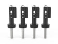Fixation universelle courte Maxtrax 40 mm - Set 4 pièces — Maxtrax