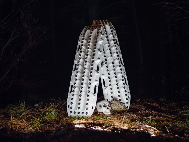 Sandbleche Maxtrax XTREME weiß - Limitierte Edition Ghost White — Maxtrax