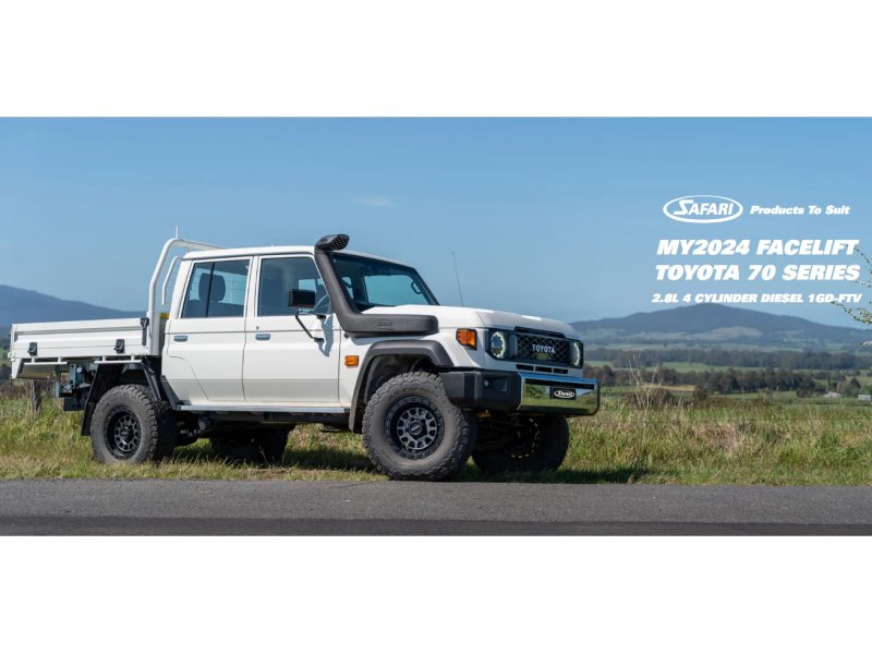 Schnorchel Safari Armax Toyota Land Cruiser HZJ7 GDJ7 GRJ7 2024+ — Safari Snorkel
