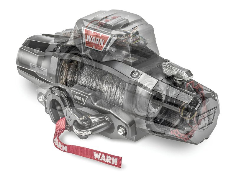 WARN ZEON XP 10-S Seilwinde 12V – 4.536 kg (10.000 lb) mit Spydura Kunststoffseil