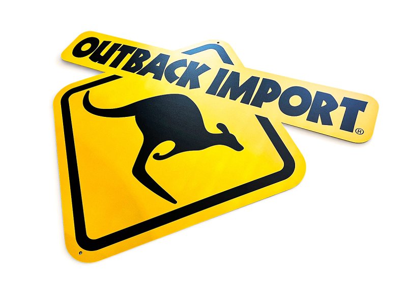 Kovová cedule OUTBACK IMPORT — Outback Import