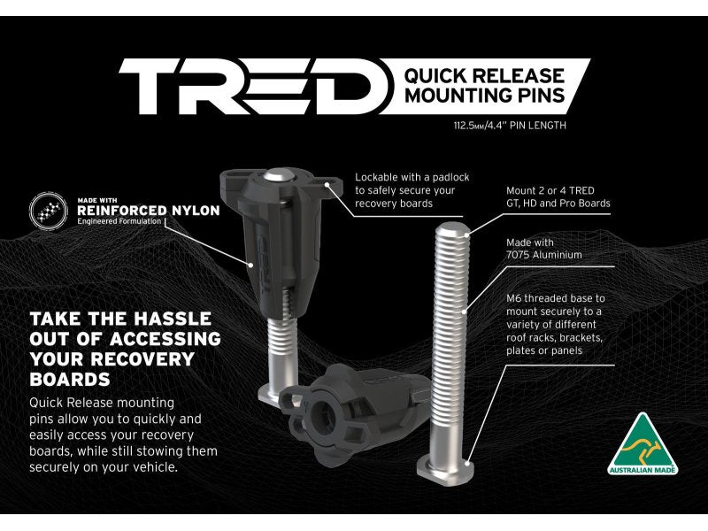 Schnellverschlussbolzen 113 mm für Sandbleche Tred — Tred
