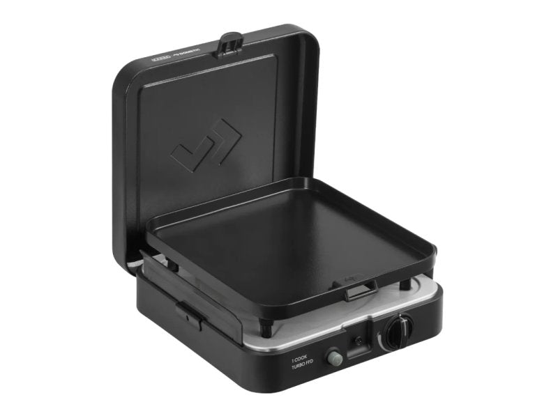 Réchaud portable à gaz 1 brûleur avec plaque plancha Cadac 1 Cook Turbo FFD — Cadac