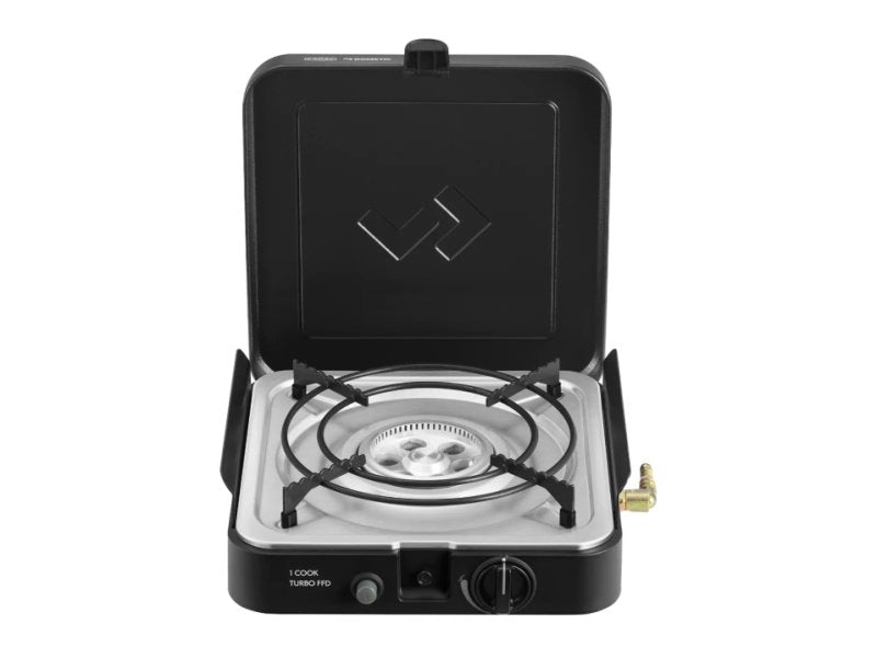 Přenosný plynový vařič 1 hořák s deskou plancha Cadac 1 Cook Turbo FFD — Cadac