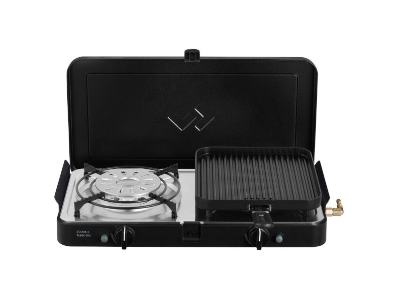 Tragbarer Gaskocher 2 Brenner – Cadac 2 Cook Turbo FFD Deluxe