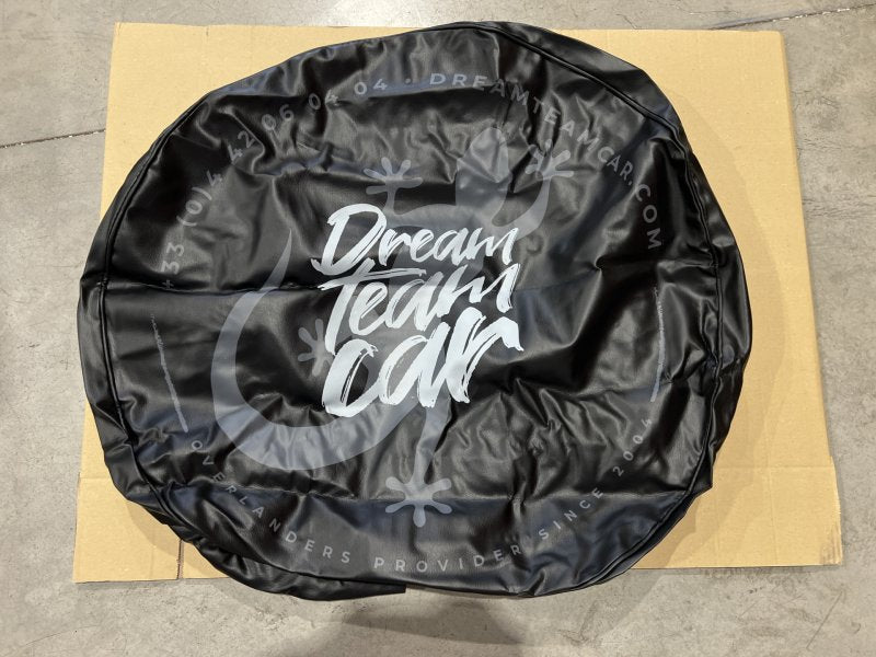 Cache couvre roue noir logo Dream Team Car Ø83 cm 285/70x17 — DTC Parts