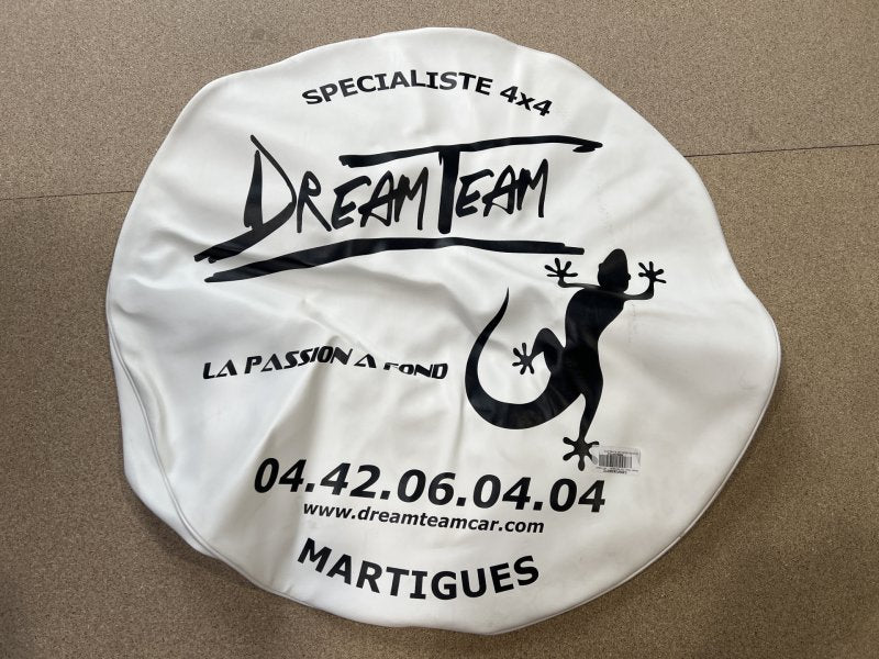 Cache couvre roue secours blanc Ø82cm Dream Team Car — DTC Parts