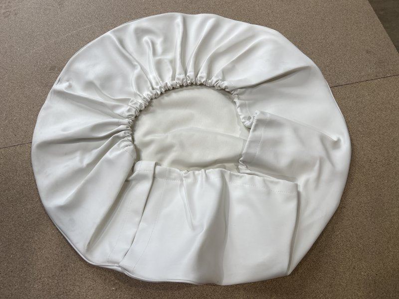 Reserveradabdeckung weiß Ø 82 cm