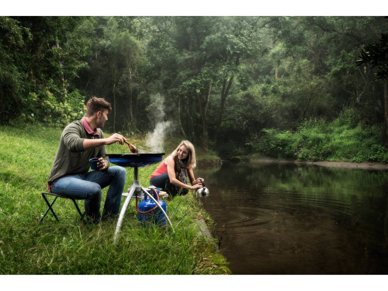 Gasgrill mit Kochplatte – Cadac Skottelbraai