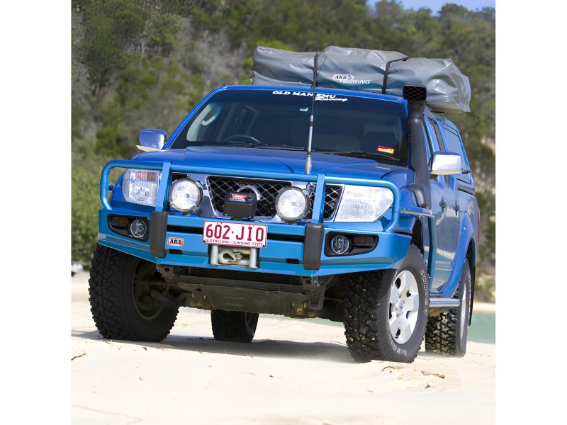 ARB Winch Bar Přední ochranný rám ocelový, kompatibilní s navijákem – Nissan Navara D40 a Pathfinder R51 (2005–2010)