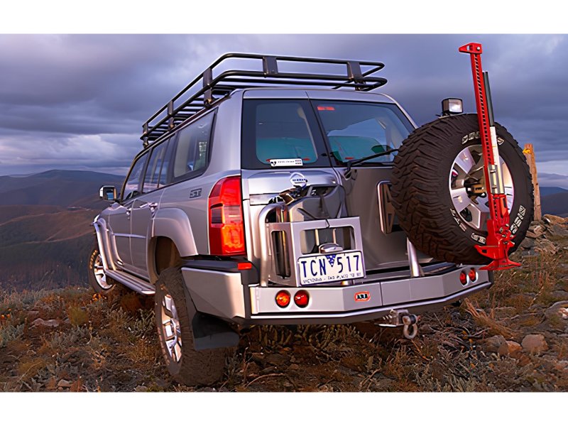 ARB Heckstoßstange Nissan Patrol GU Y61 Wagon (ab 10/2004) – Stahl, 3.500 kg AHK (5617210)