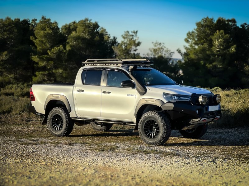 N4-Offroad Trittbrett-Aufsatz Stahl für Ø60-mm-Rohr-Schwellerschutz (Paar)