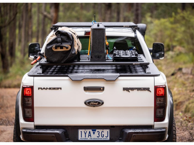 ARB HardLid Base – Rigider Aluminium-Laderaumdeckel für Mazda BT-50 (2011–2020) & Ford Ranger PX, Doppelkabine mit OE-Sportbügel