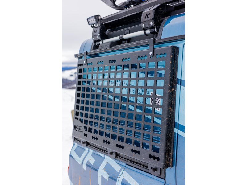 N4-Offroad MOLLE-Platte Kotflügel hinten rechts (Aluminium) für Ineos Grenadier