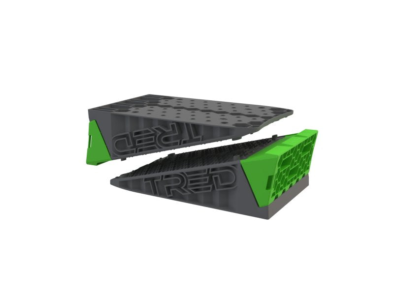 Rampes mise à niveau Tred GT Levelling avec cales d'appui au sol pieds cellule — Tred