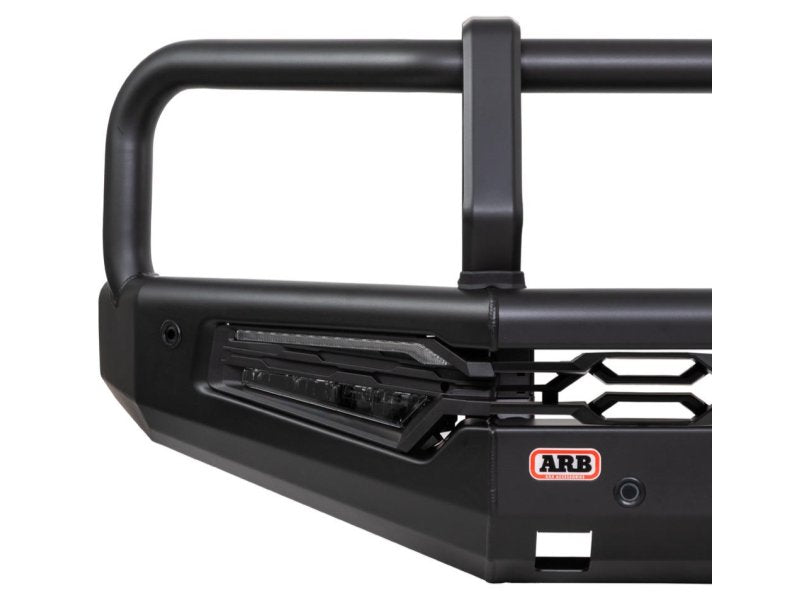 ARB Summit MkII Frontschutzbügel Stahl Mattschwarz – Toyota Hilux Revo (ab 2022), windenkompatibel mit LED-Nebelscheinwerfern