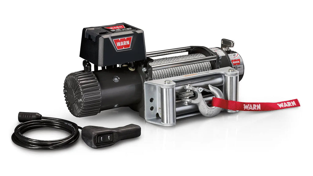 Warn 9.5xp Seilwinde 12V – seitliche Winkelansicht