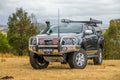 ARB Alloy Combar poliertes Aluminium – Frontansicht am Ford Ranger PX2
