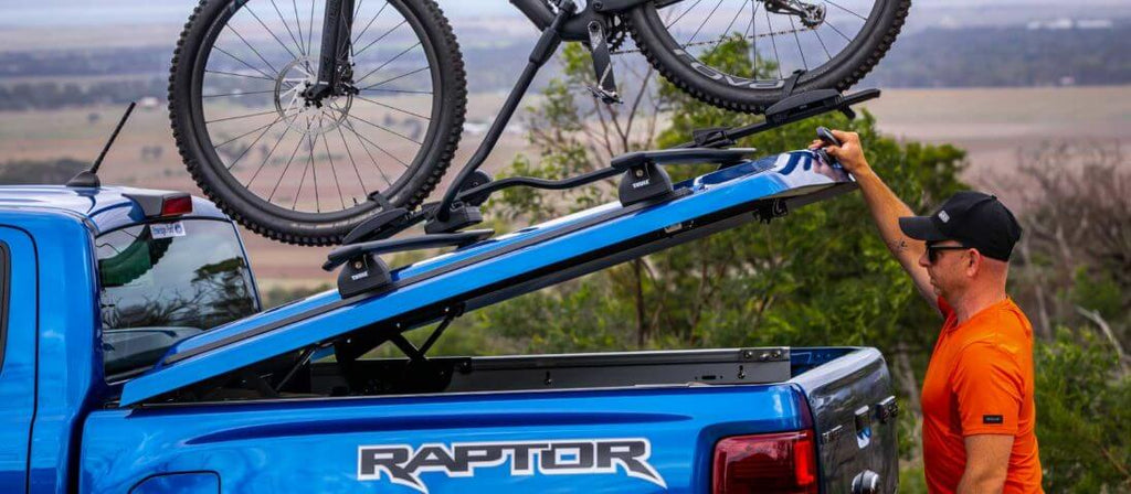 ARB SportLid V als Dachlast-Plattform mit Fahrradtraeger