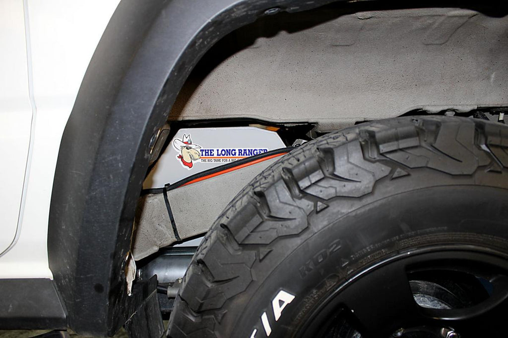 Radkasten-Ansicht des Long Ranger Jimny Tanks