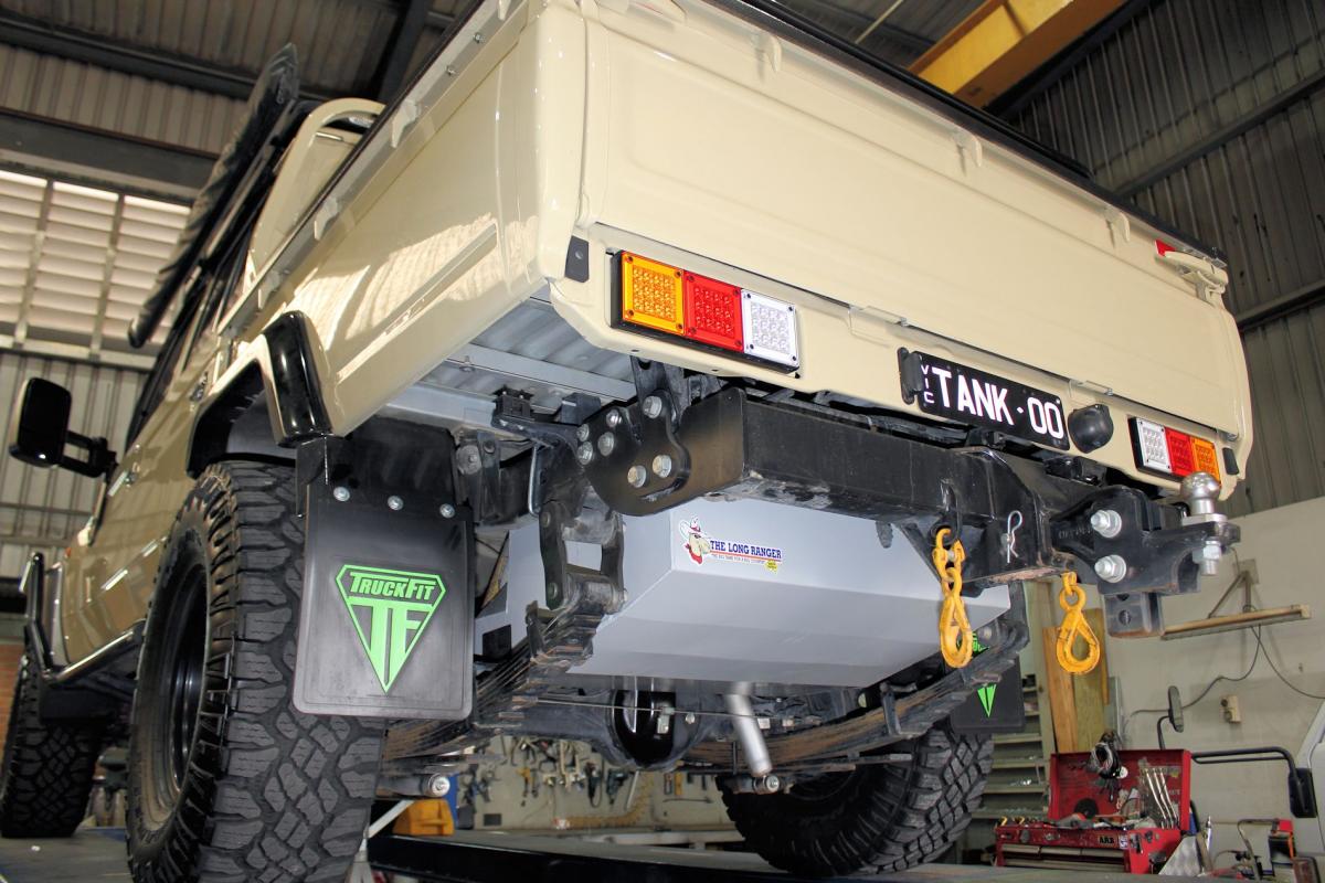 Long Ranger TR58WDC – Einbaulage hinter der Hinterachse