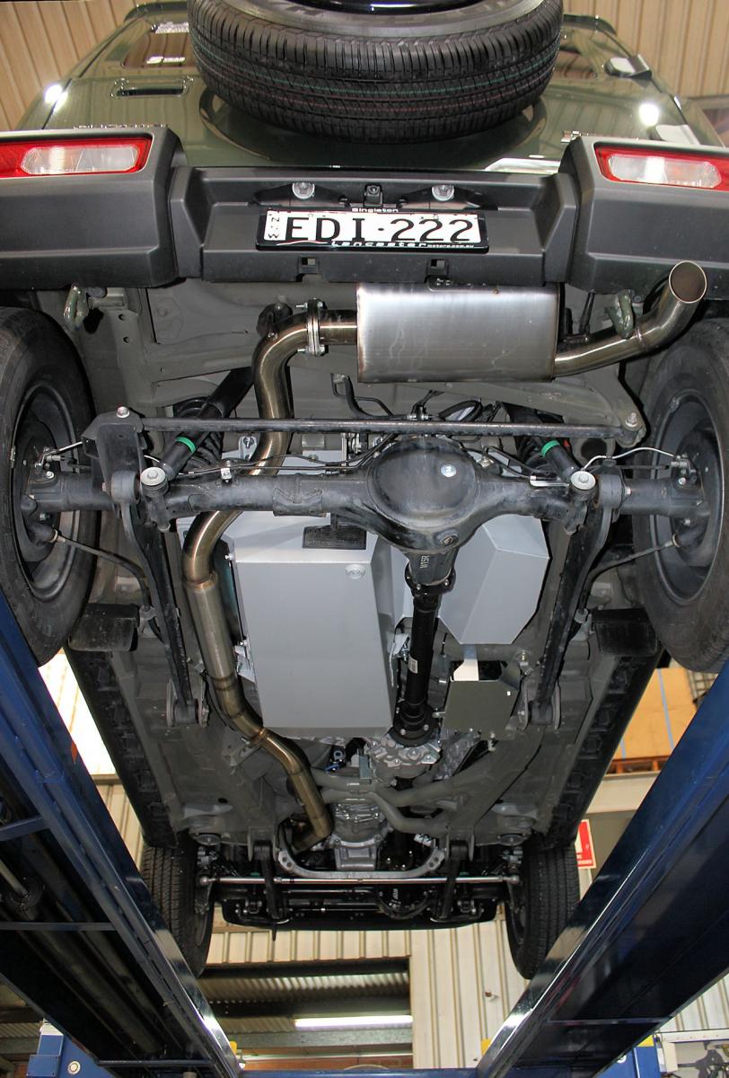 TR87 mit Torqit Auspuffanlage verbaut