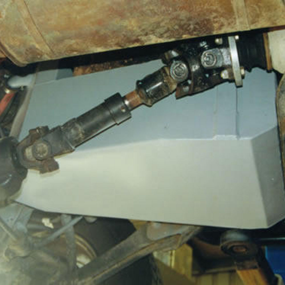 Long Ranger 43-Liter-Zusatztank TA54 für Jeep Wrangler TJ, aluminierter Stahl