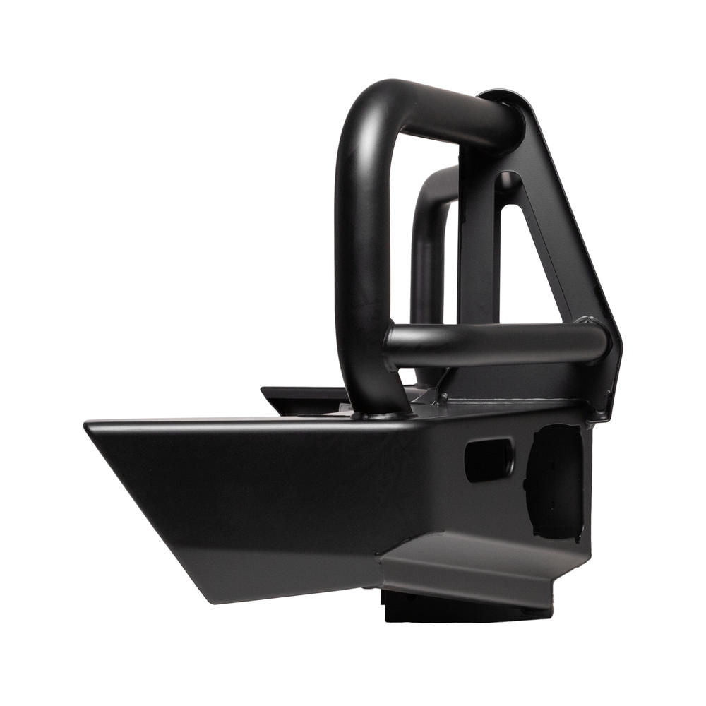 ARB Deluxe Bull Bar LC70 – seitliche Ansicht mit hochgezogenen Flügeln
