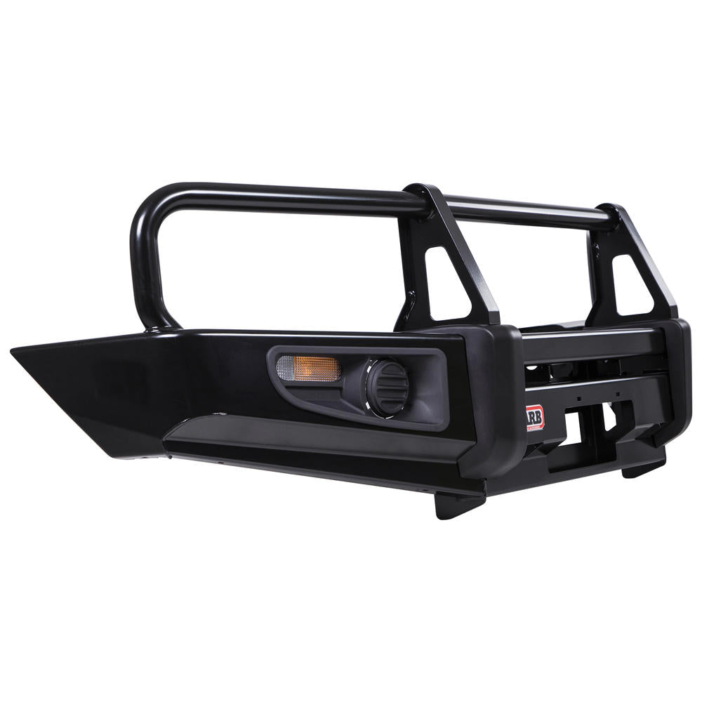 ARB Deluxe Bull Bar Patrol Y62 – Detail Flügel und Unterfahrschutz